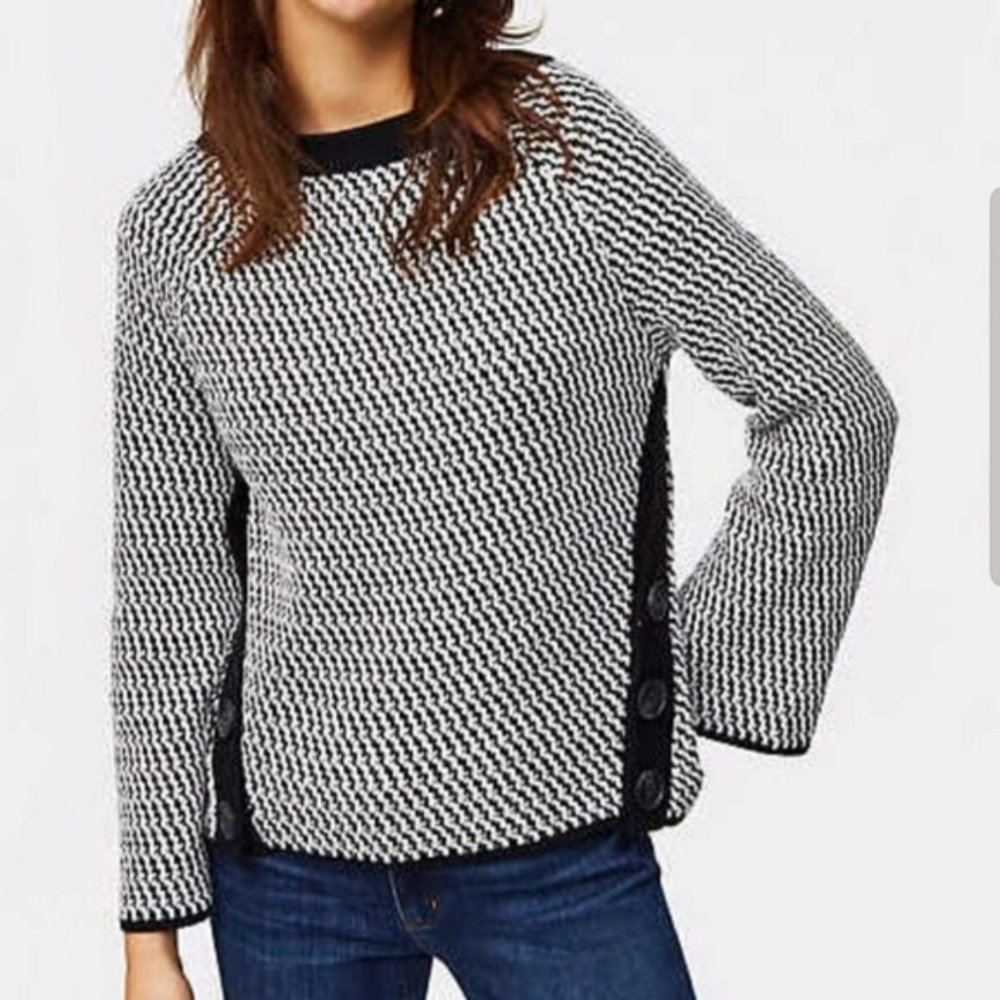 Loft Chunky Bell Sleeve Sweater